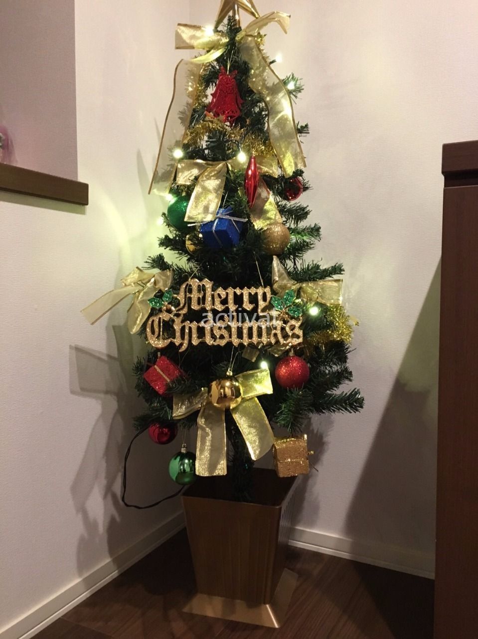 我が家のクリスマスツリー♪